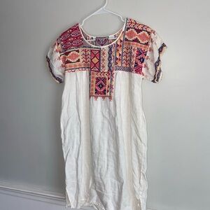 Johnny Was Multicolor Embroidered Dress Small beautiful detail